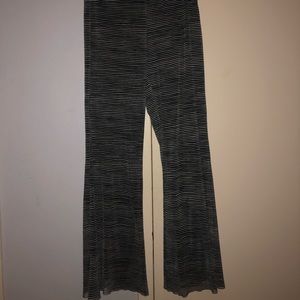 Boho semi sheer flares🤍🖤